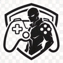 米兰电竞官网品牌Logo，融合科技蓝与竞技橙的炫酷徽章设计
